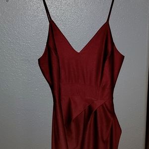 Short party dress/medium size/dark maroon/